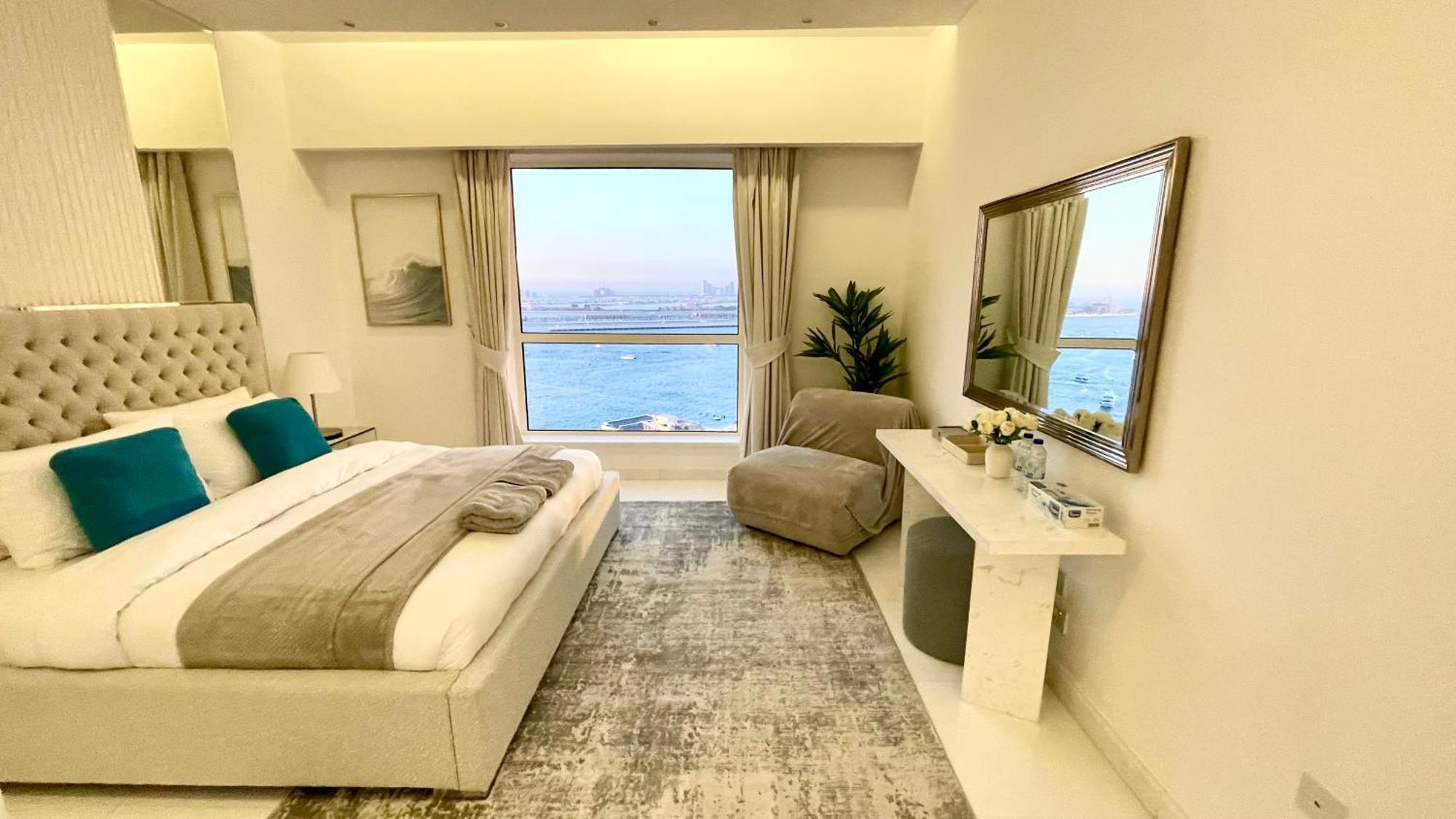 Jbr Beachfront Luxe Apartment All Rooms Sea Facing دبي المظهر الخارجي الصورة