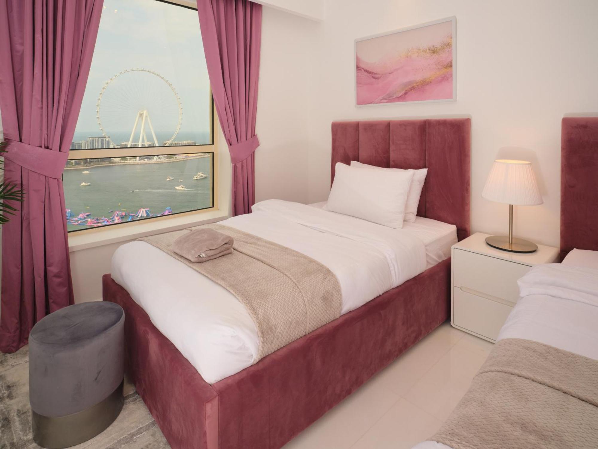 Jbr Beachfront Luxe Apartment All Rooms Sea Facing دبي المظهر الخارجي الصورة
