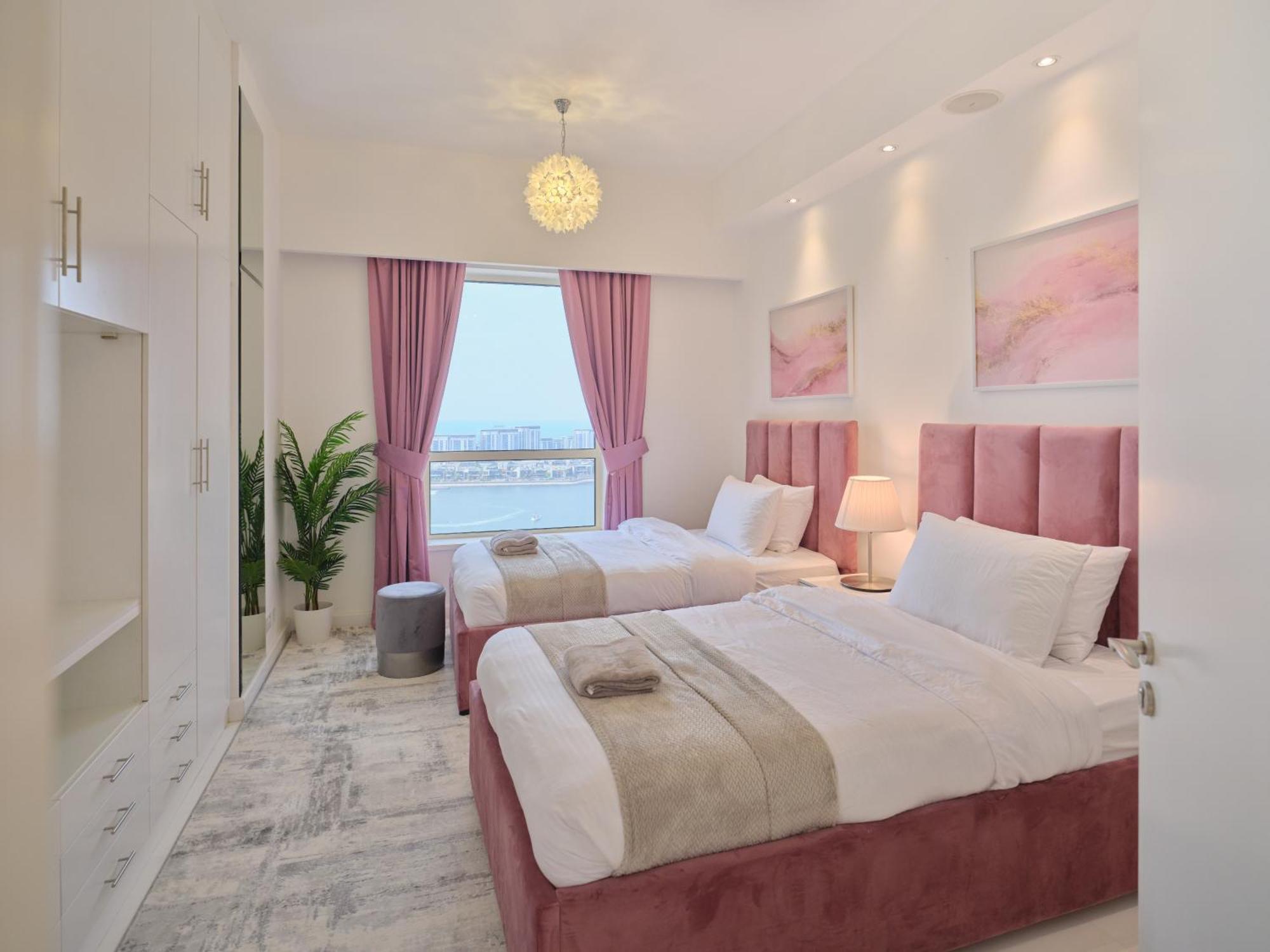 Jbr Beachfront Luxe Apartment All Rooms Sea Facing دبي المظهر الخارجي الصورة