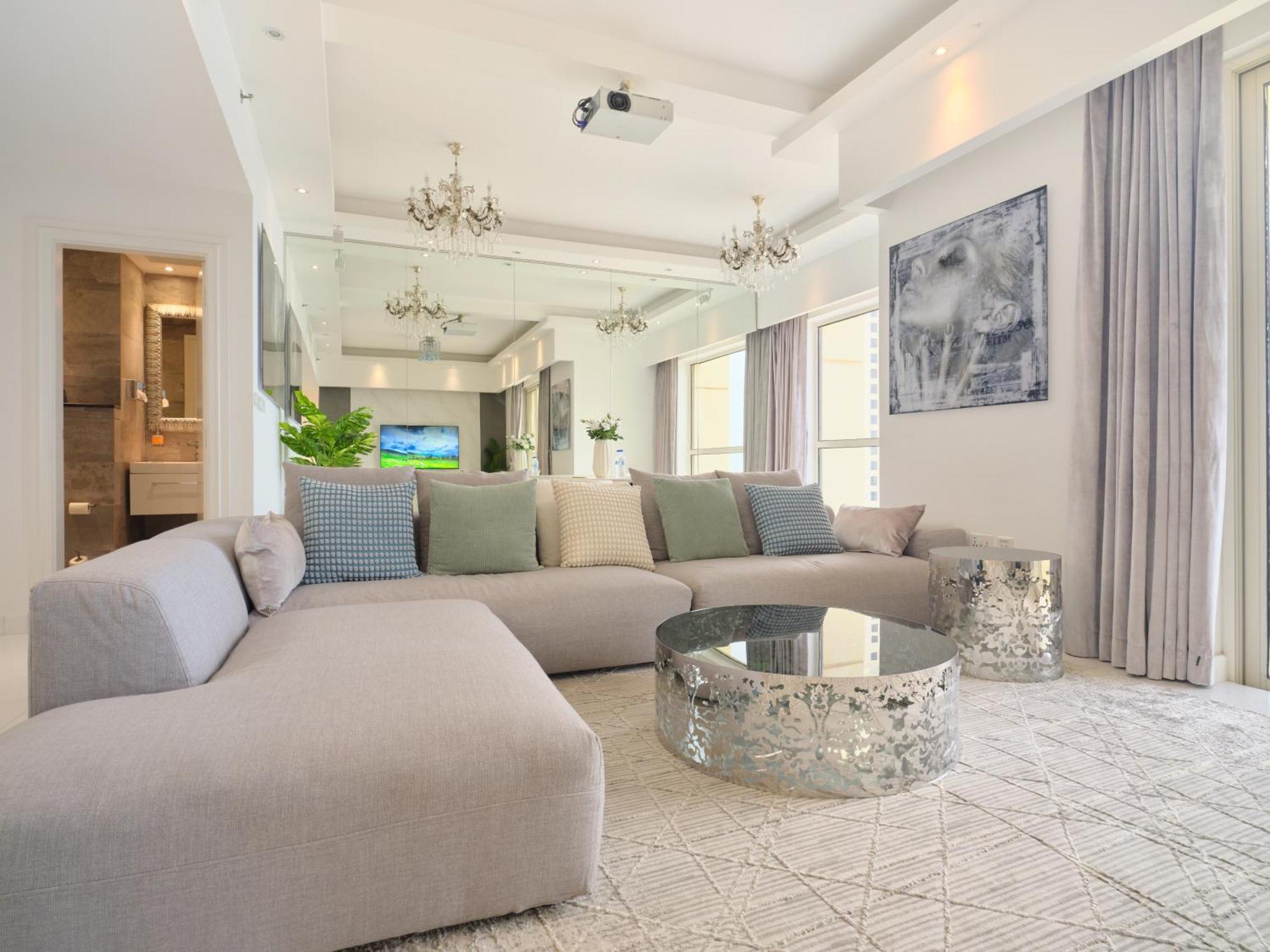 Jbr Beachfront Luxe Apartment All Rooms Sea Facing دبي المظهر الخارجي الصورة