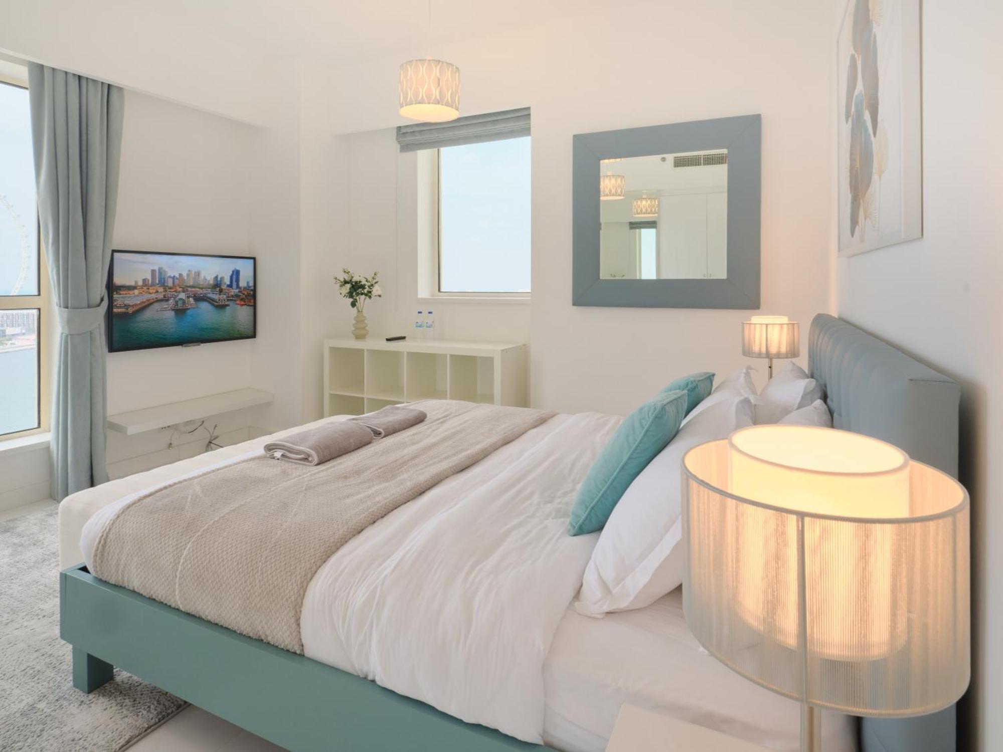 Jbr Beachfront Luxe Apartment All Rooms Sea Facing دبي المظهر الخارجي الصورة