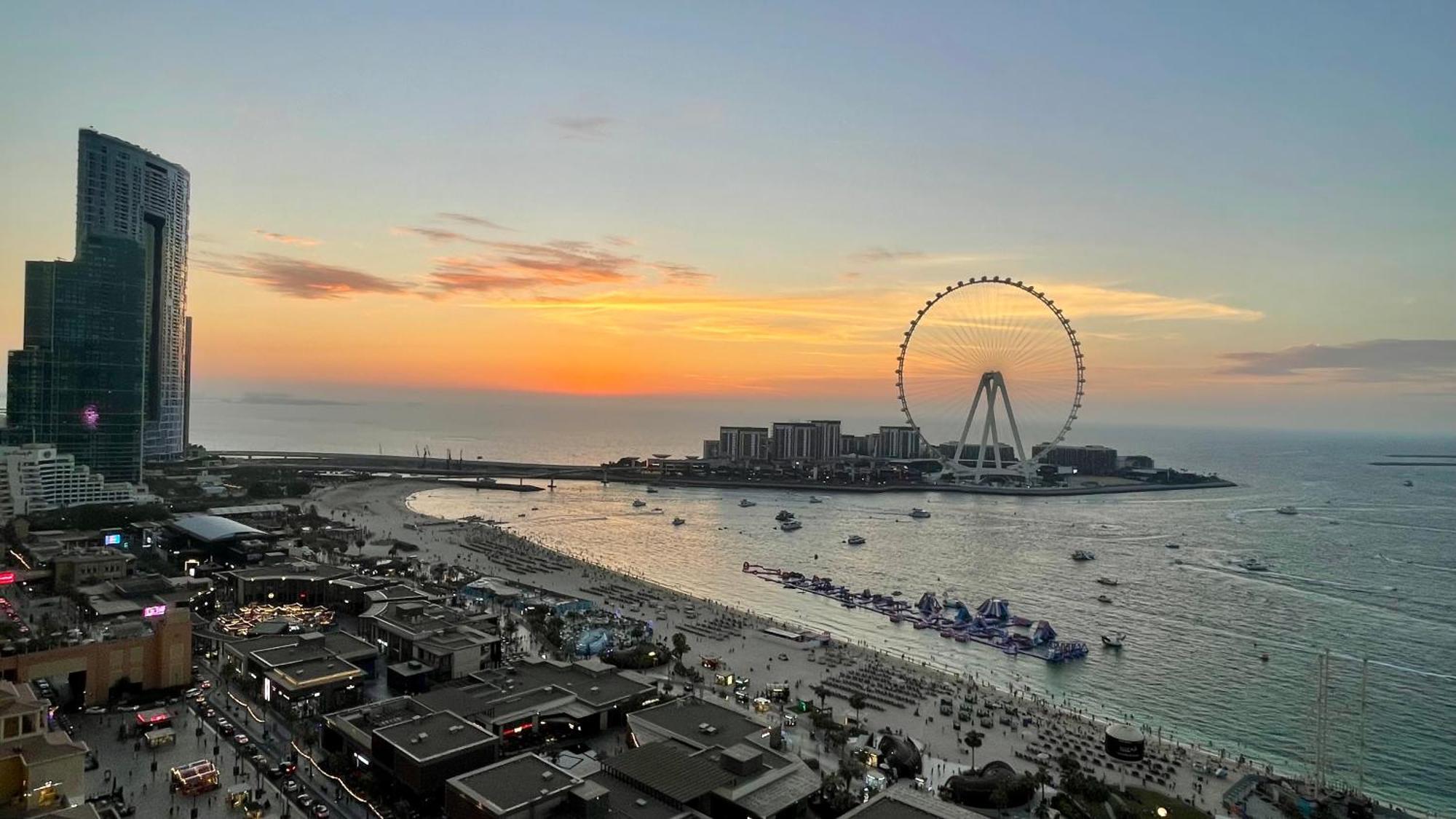 Jbr Beachfront Luxe Apartment All Rooms Sea Facing دبي المظهر الخارجي الصورة